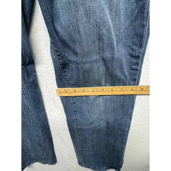 Worn Brand Womens Worn Bootcut Denim Jeans Size 8 Blue Medium Wash Cotton Blend - Picture 8 of 11